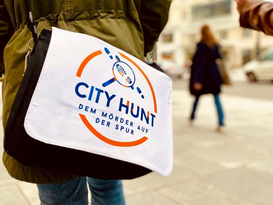 Tasche mit Aufschrift City Hunt