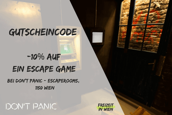 Gutscheincode - Don't Panic Escape Room -10%