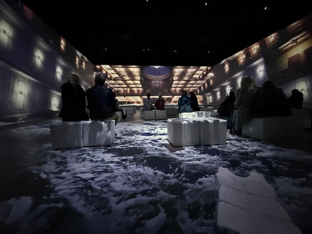 Titanic Immersive Ausstellung - 360 Grad Projektionsraum