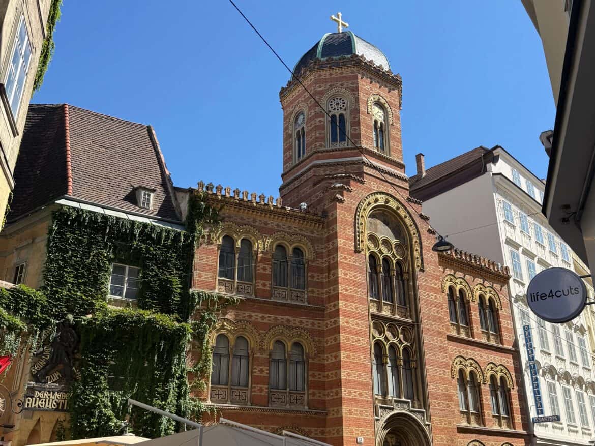 Gebäude am Fleischmarkt in Wien.